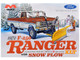 Skill 3 Model Kit 1972 Ford F 250 Ranger XLT Pickup Truck with Snow Plow 1/25 Scale Model Moebius MOE-2568