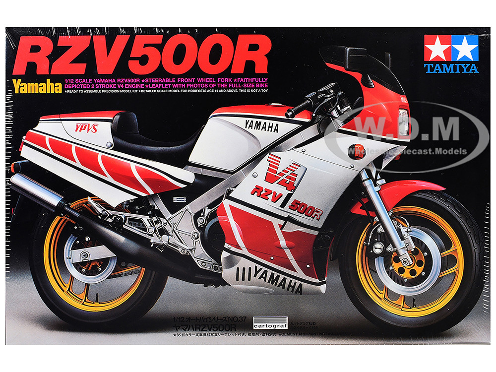 世界の名車シリーズ RZV500R 1/12 Model Kit Yamaha RZV500R Motorcycle 1/12 Scale Model by Tamiya