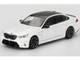 BMW M5 Alpine White with Carbon Top Limited Edition 1/64 Diecast Model Car Mini GT MGT01092