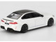 BMW M5 Alpine White with Carbon Top Limited Edition 1/64 Diecast Model Car Mini GT MGT01092