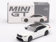 BMW M5 Alpine White with Carbon Top Limited Edition 1/64 Diecast Model Car Mini GT MGT01092