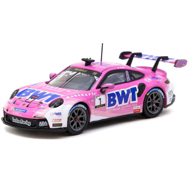 Porsche 911 GT3 Cup 992 #1 Harry King Porsche Mobil 1 Supercup 2024 Hobby64 Series 1/64 Diecast Model Tarmac Works T64-093-24PSC01