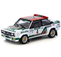 FIAT 131 ABARTH Rally #4 Markku Alen Ilkka Kivimaki Winner Rallye de Portugal Vinho do Porto 1978 Hobby64 Series 1/64 Diecast Model Tarmac Works T64-094-78RP04