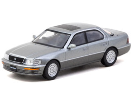 Lexus LS400 RHD Right Hand Drive Flint Gray Metallic Global64 Series 1/64 Diecast Model Tarmac Works T64G-082-GY