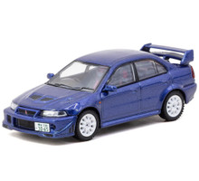 Mitsubishi Lancer Evolution VI RHD Right Hand Drive Tommi Makinen Edition Blue Metallic Road64 Series 1/64 Diecast Model Tarmac Works T64R-021-TMEB