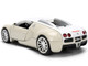 2011 Bugatti Veyron White and Tan Furious 7 2015 Movie 25 Years of Fast & Furious Series 1/24 Diecast Model Car Jada 36476-25TH