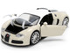 2011 Bugatti Veyron White and Tan Furious 7 2015 Movie 25 Years of Fast & Furious Series 1/24 Diecast Model Car Jada 36476-25TH