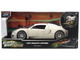 2011 Bugatti Veyron White and Tan Furious 7 2015 Movie 25 Years of Fast & Furious Series 1/24 Diecast Model Car Jada 36476-25TH