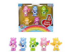 Set of 5 Diecast Figures Care Bears Metalfigs Series Diecast Models Jada 37352