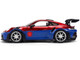 Porsche 911 GT3 RS 992 Red and Blue with Graphics and Spider Man Diecast Figure Marvel Spider Man Hollywood Rides Series 1/24 Diecast Model Car Jada 37442 Porsche 911 GT3 RS 992 Red and Blue with Graphics and Spider Man Diecast Figure Marvel Spider Man Hollywood Rides Series 1/24 Diecast Model Car Jada 37442