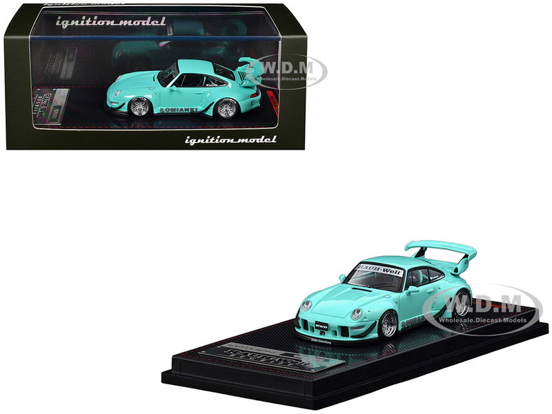 RWB 993 Lomianki Blue Green 1/64 Diecast Model Car Ignition Model IG3872