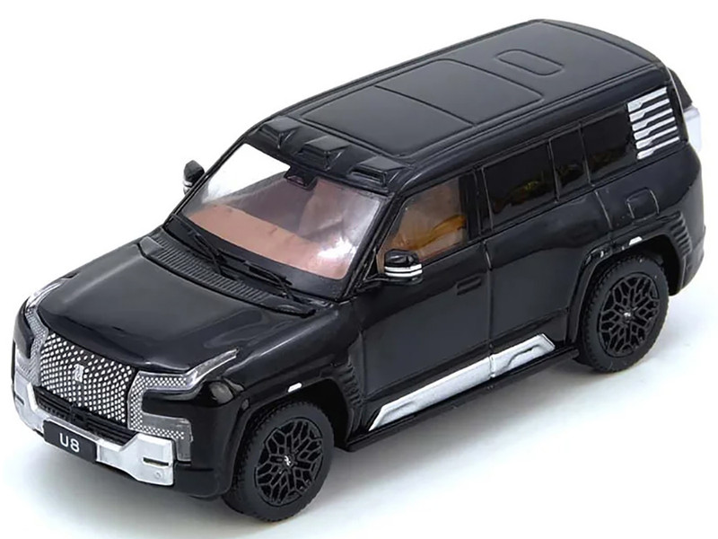 Yangwang U8 Black 1/64 Diecast Model Car Inno Models IN64-YWU8-BLACK