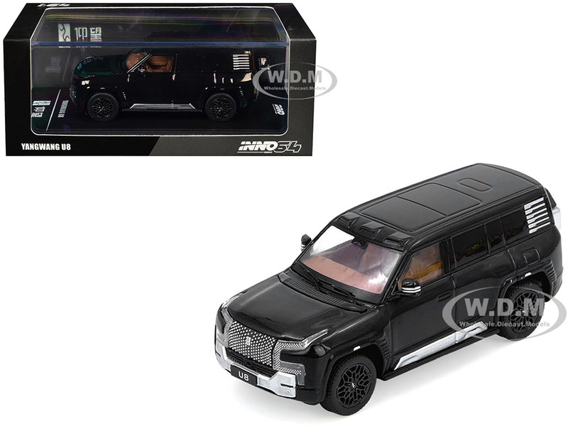 Yangwang U8 Black 1/64 Diecast Model Car Inno Models IN64-YWU8-BLACK