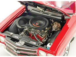 454 LS6 Engine and Transmission Replica from 1970 Chevrolet Chevelle SS 1/18 Model ACME A1805530E