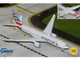 Boeing 777 200ER Commercial Aircraft with Flaps Down American Airlines N788AN Silver with Striped Tail Gemini 200 Series 1/200 Diecast Model Airplane GeminiJets G2AAL1414F Boeing 777 200ER Commercial Aircraft with Flaps Down American Airlines N788AN Silver with Striped Tail Gemini 200 Series 1/200 Diecast Model Airplane GeminiJets G2AAL1414F