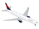 Boeing 767 400ER Commercial Aircraft Delta Air Lines N482MH White with Blue and Red Tail Gemini 200 Series 1/200 Diecast Model Airplane GeminiJets G2DAL1444
