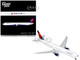 Boeing 767 400ER Commercial Aircraft Delta Air Lines N482MH White with Blue and Red Tail Gemini 200 Series 1/200 Diecast Model Airplane GeminiJets G2DAL1444
