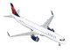 Airbus A321neo Commercial Aircraft Delta Air Lines N502DX White with Blue and Red Tail Gemini 200 Series 1/200 Diecast Model Airplane GeminiJets G2DAL1495