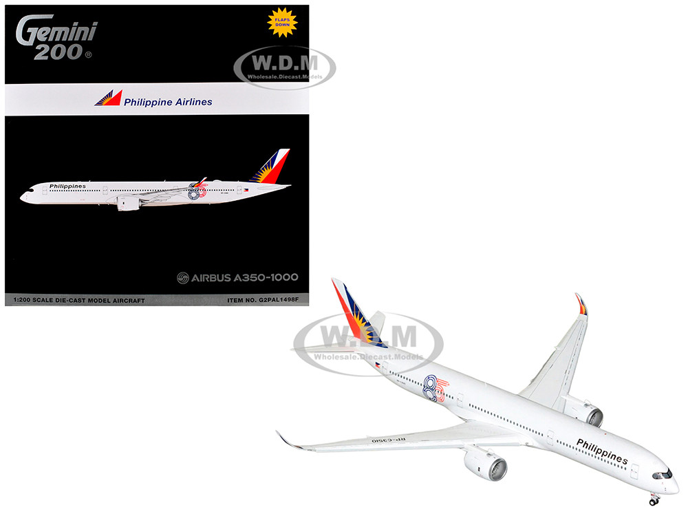 Airbus A350-1000 Commercial Aircraft with Flaps Down 