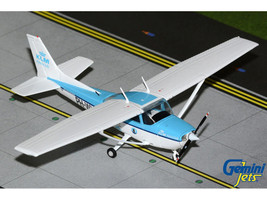 Cessna 172 Skyhawk Aircraft KLM Aeroclub PH WVO Light Blue and White Gemini General Aviation Series 1/72 Diecast Model Airplane GeminiJets GGCES019