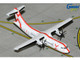 ATR 42 600 Commercial Aircraft JSX N400JX White with Red Stripes 1/400 Diecast Model Airplane GeminiJets GJJSX2404