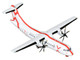 ATR 42 600 Commercial Aircraft JSX N400JX White with Red Stripes 1/400 Diecast Model Airplane GeminiJets GJJSX2404 ATR 42 600 Commercial Aircraft JSX N400JX White with Red Stripes 1/400 Diecast Model Airplane GeminiJets GJJSX2404