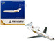 Boeing 727 100 Commercial Aircraft Mexicana de Aviacion XA SEJ White with Gold Stripes 1/400 Diecast Model Airplane GeminiJets GJMXA2351