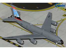 Boeing KC 135R Stratotanker Aircraft Utah Air National Guard United States Air Force 61 0275 Gray Gemini Macs Series 1/400 Diecast Model Airplane by GeminiJets GMUSA153