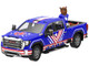 2022 GMC Sierra 3500 HD Pickup Truck Blue with American Soccer Graphics with Bison Figure International Soccer Celebration 26 Series 1/64 Diecast Model Car Greenlight GL30588 2022 GMC Sierra 3500 HD Pickup Truck Blue with American Soccer Graphics with Bison Figure International Soccer Celebration 26 Series 1/64 Diecast Model Car Greenlight GL30588