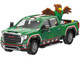 2022 GMC Sierra 3500 HD Pickup Truck Green with Mexican Soccer Graphics with Eagle Figure International Soccer Celebration 26 Series 1/64 Diecast Model Car Greenlight GL30589 2022 GMC Sierra 3500 HD Pickup Truck Green with Mexican Soccer Graphics with Eagle Figure International Soccer Celebration 26 Series 1/64 Diecast Model Car Greenlight GL30589