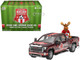 2022 GMC Sierra 3500 HD Pickup Truck Dark Red with Canadian Soccer Graphics with Moose Figure International Soccer Celebration 26 Series 1/64 Diecast Model Car Greenlight GL30590 2022 GMC Sierra 3500 HD Pickup Truck Dark Red with Canadian Soccer Graphics with Moose Figure International Soccer Celebration 26 Series 1/64 Diecast Model Car Greenlight GL30590