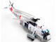 Sikorsky SH 3G Sea King Helicopter 148987 AB 011 Helicopter Combat Support Squadron 2 Fleet Angels USS John F Kennedy CVA 67 1970s United States Navy 1/72 Diecast Model Legion LEG-14055LA