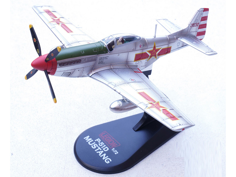 North American P 51K Mustang Aircraft Captured from Chinese Nationalist Forces Chinese People s Revolution Military Museum 1949 People s Liberation Army Air Force 1/72 Diecast Model Airplane Legion LEG-14663LB