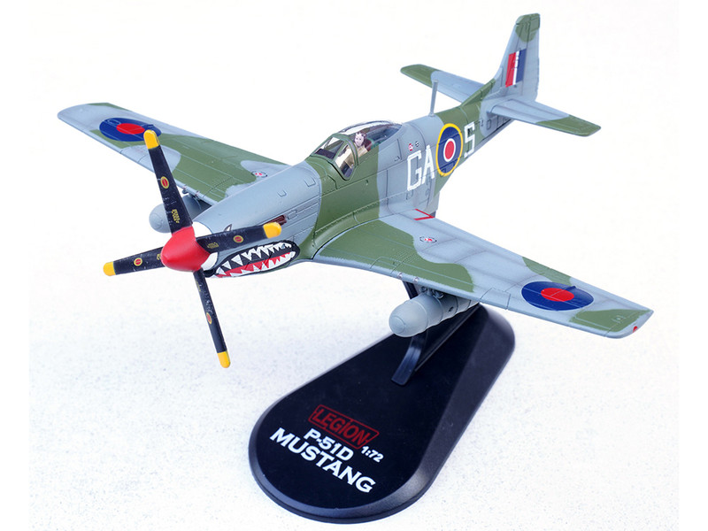 North American Mustang Mk IV Aircraft KH774 F L Ellis Blanchford No 112 Shark Squadron 239 Wing Italy 1945 Royal Air Force 1/72 Diecast Model Airplane Legion LEG-14663LD