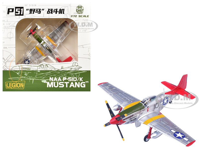 North American P 51D Mustang Aircraft Duchess Arlene Robert Williams 100th Fighter Squadron 332nd Fighter Group Tuskegee Airmen Fifteenth Air Force Italy 1944 United States Army Air Forces 1/72 Diecast Model Airplane Legion LEG-14663LE