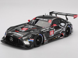 Mercedes AMG GT3 EVO #69 Anthony Bartone Maxime Martin Fabian Schiller Luca Stolz GetSpeed IMSA 24 Hours of Daytona 2025 1/18 Model Car Top Speed TS0669