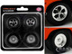 Centerline Keystone Wheel and Tire Set of 4 pieces from 1970 Plymouth HEMI Cuda for 1/18 Scale Models ACME A1806139W Centerline Keystone Wheel and Tire Set of 4 pieces from 1970 Plymouth HEMI Cuda for 1/18 Scale Models ACME A1806139W