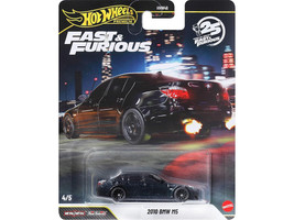 2010 BMW M5 Dark Blue Metallic Fast & Furious 6 2013 Movie Fast & Furious Series Diecast Model Car Hot Wheels JHW62