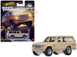 Toyota Land Cruiser FJ60 Tan Hobbs & Shaw 2019 Movie Fast & Furious Series Diecast Model Car Hot Wheels JHW76