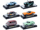 Auto Thentics 6 piece Set Release 110 IN DISPLAY CASES Limited Edition 1/64 Diecast Model Cars M2 Machines 32500-110 Auto Thentics 6 piece Set Release 110 IN DISPLAY CASES Limited Edition 1/64 Diecast Model Cars M2 Machines 32500-110