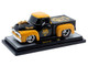 1956 Ford F 100 Pickup Truck Throttle Black with Brown Top and Fenders with Graphics Limited Edition to 6250 pieces Worldwide 1/24 Diecast Model Car M2 Machines 40300-143A