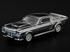 Shelby Mustang GT500 Silver Chrome 1/64 Diecast Model Car Pop Race PR640312