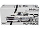 Shelby Mustang GT500 Silver Chrome 1/64 Diecast Model Car Pop Race PR640312 Shelby Mustang GT500 Silver Chrome 1/64 Diecast Model Car Pop Race PR640312