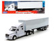 Kenworth T2000 Truck White with White Container Transporter Series 1/32 Diecast Model Welly 32211W-WHW Kenworth T2000 Truck White with White Container Transporter Series 1/32 Diecast Model Welly 32211W-WHW
