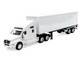 Kenworth T2000 Truck White with White Container Transporter Series 1/32 Diecast Model Welly 32211W-WHW Kenworth T2000 Truck White with White Container Transporter Series 1/32 Diecast Model Welly 32211W-WHW