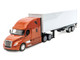 Freightliner Cascadia Truck Bronze Metallic with White Container Transporter Series 1/32 Diecast Model Welly 32696W-GLD Freightliner Cascadia Truck Bronze Metallic with White Container Transporter Series 1/32 Diecast Model Welly 32696W-GLD