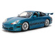Porsche 911 GT3 RS 996 Blue Color Brush Finish Fast Five 2011 Movie 25 Years of Fast & Furious Series 1/24 Diecast Model Car Jada 37819 Porsche 911 GT3 RS 996 Blue Color Brush Finish Fast Five 2011 Movie 25 Years of Fast & Furious Series 1/24 Diecast Model Car Jada 37819