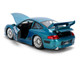 Porsche 911 GT3 RS 996 Blue Color Brush Finish Fast Five 2011 Movie 25 Years of Fast & Furious Series 1/24 Diecast Model Car Jada 37819 Porsche 911 GT3 RS 996 Blue Color Brush Finish Fast Five 2011 Movie 25 Years of Fast & Furious Series 1/24 Diecast Model Car Jada 37819