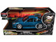 Porsche 911 GT3 RS 996 Blue Color Brush Finish Fast Five 2011 Movie 25 Years of Fast & Furious Series 1/24 Diecast Model Car Jada 37819 Porsche 911 GT3 RS 996 Blue Color Brush Finish Fast Five 2011 Movie 25 Years of Fast & Furious Series 1/24 Diecast Model Car Jada 37819