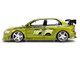 Brian s Mitsubishi Lancer Evolution VII Green Color Brush Finish 2 Fast 2 Furious 2003 Movie 25 Years of Fast & Furious Series 1/24 Diecast Model Car Jada 37874